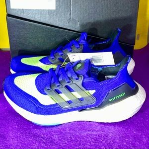 Adidas UltraBoost 21 Running Shoes Sonic Ink Sz 5 S23873 Men’s Sz. 5 Wmns. 6.5